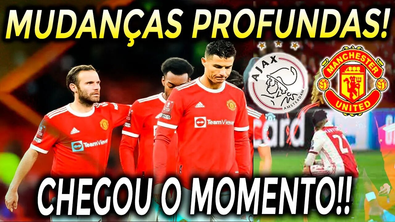 CR7 fora da BAGUNÇA chamada MANCHESTER UNITED!! AJAX jogando BEM como NUNCA e PERDENDO como SEMPRE!