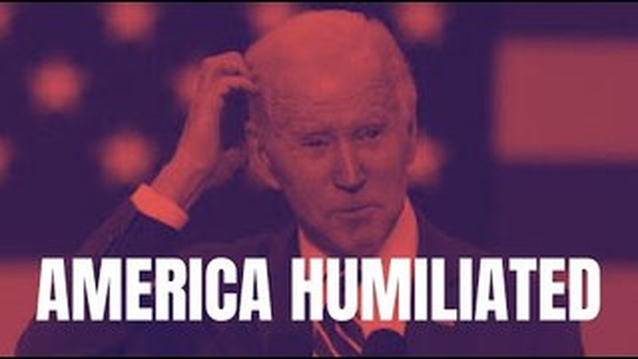 BIDEN: America's Lost What Little Respect It Held With the World Over This Decrepit Coot