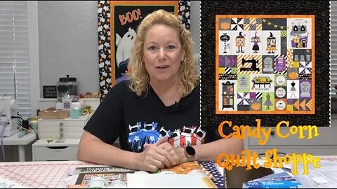 Video #1 - Intro to Kimberbell's Candy Corn Quilt Shoppe! Let's Get Started