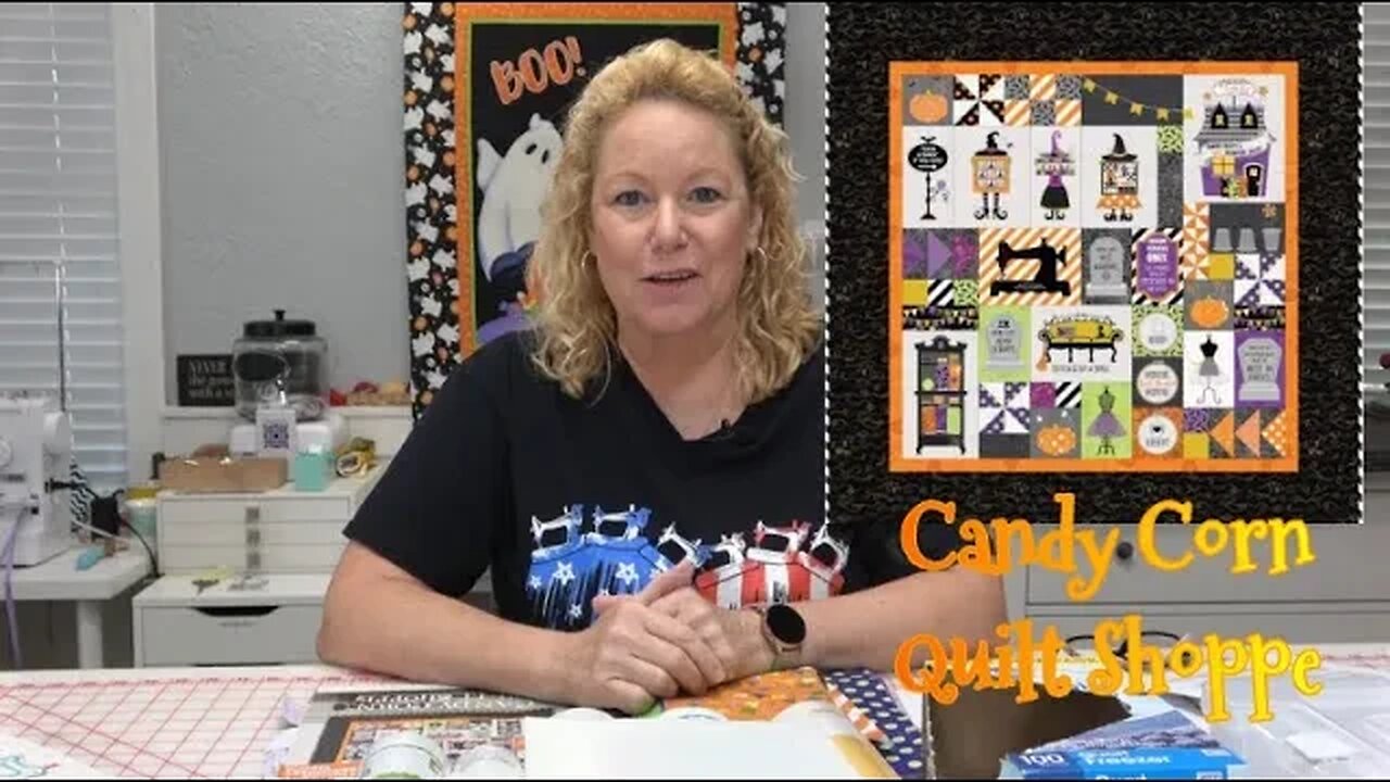 Video #1 - Intro to Kimberbell's Candy Corn Quilt Shoppe! Let's Get Started