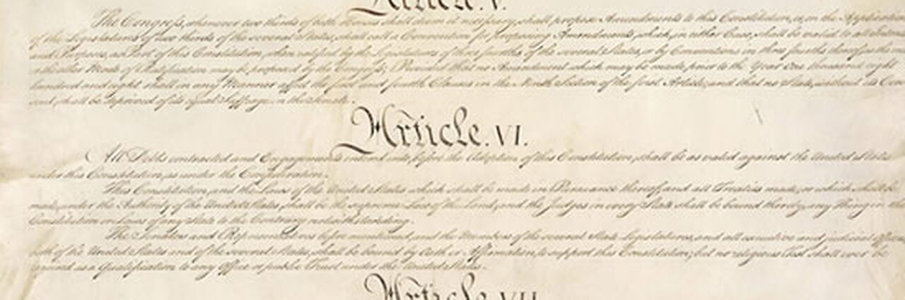 Constitution Wednesday: Article VI