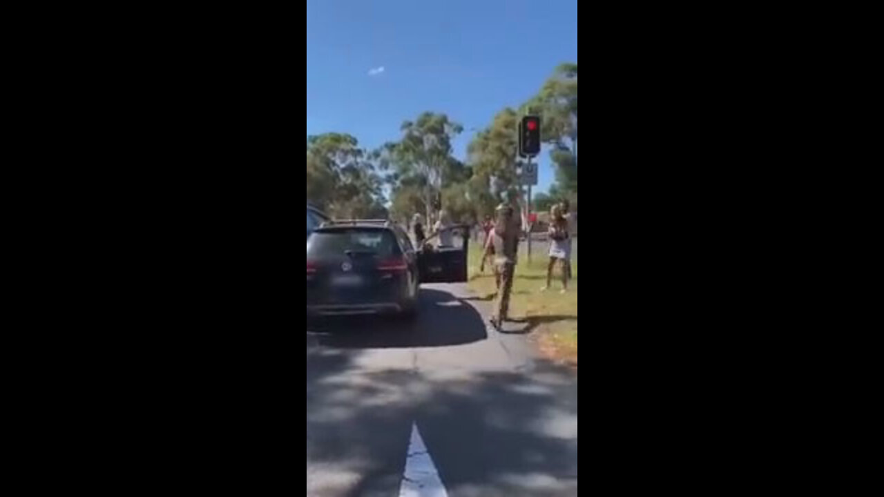 Woman DELIBERATELY crashes into convoy PART 2