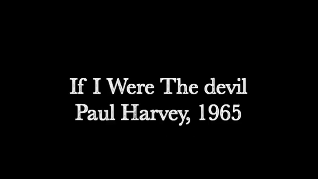 If I Were The Devil - A message from the past.