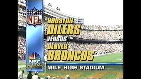 1992-10-18 Houston Oilers vs Denver Broncos