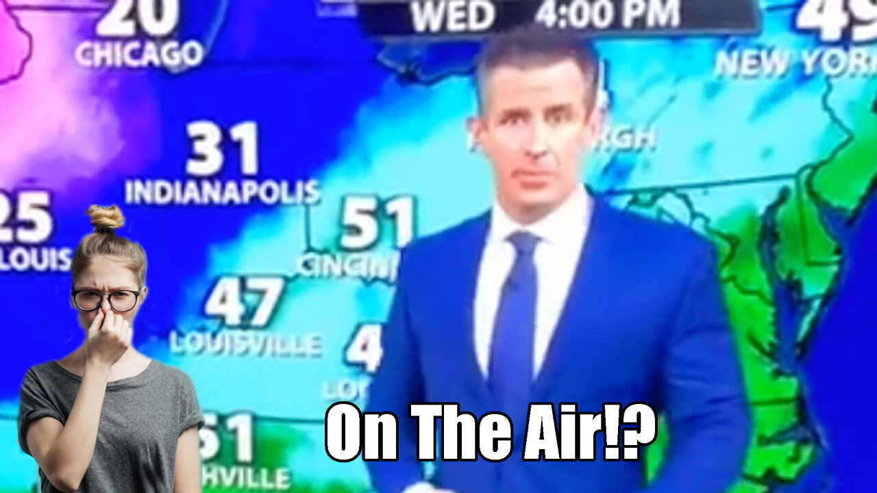 Kentucky Weatherman Expels a Gushing Wind💨 Of Gas On The Air📺