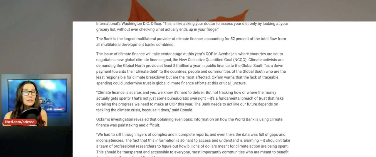 World Bank Can't Account For Up To 41 Billion Of Tax Payers "Climate Emergency" Money & More