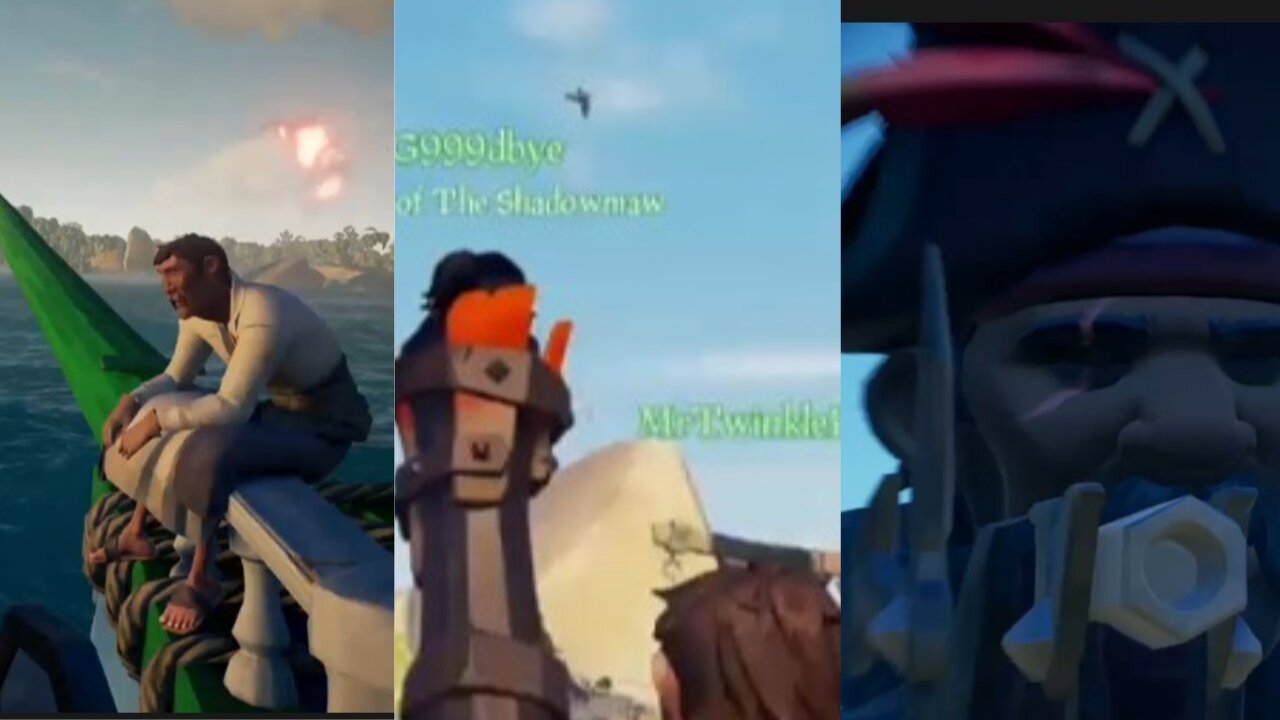 Some guys trying to be pirates