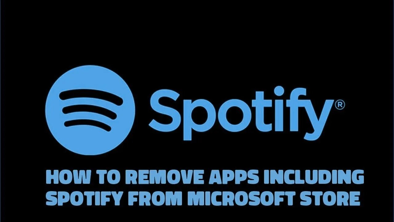 How to Remove Spotify and Microsoft Store Apps Without Using Any Programs By Windows Itself