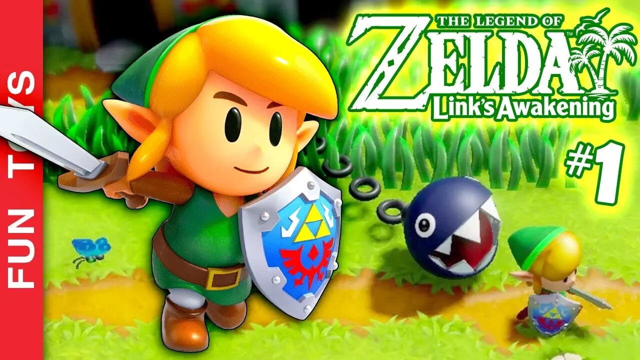 The Legend of Zelda: Link's Awakening #01 - Início da nossa AVENTURA! Link ficou pequenininho ⚔️🛡