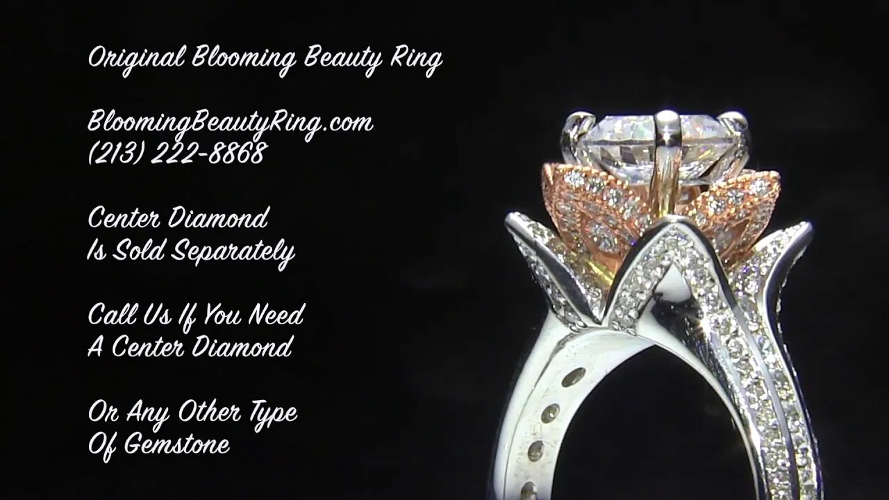 BBR 434 Two-Tone Gold Engagement Ring Handmade In The USA