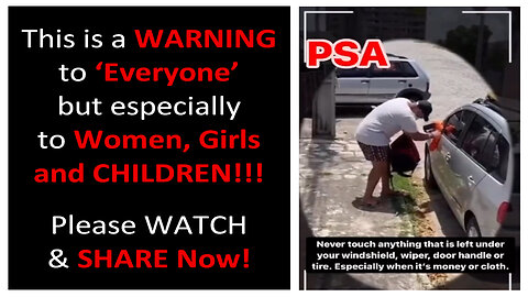 Must See! - Warning to Everyone! - Please Share