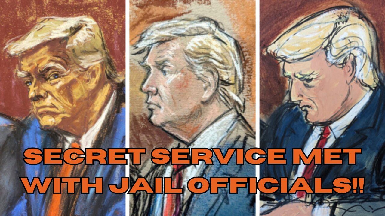 Trumps secret service team meeting with RYKERS ISLAND jail officials?!