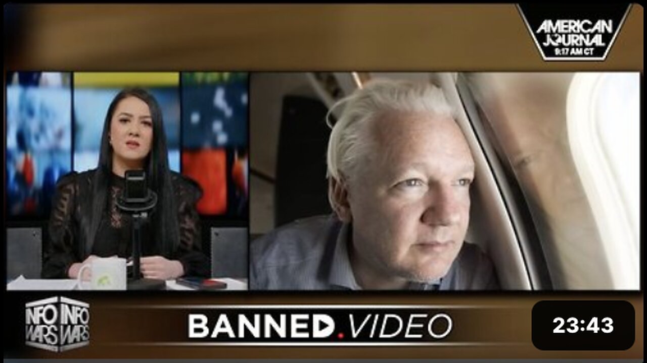 WATCH: Julian Assange Delivers Powerful Message in First Public Speech - Maria Zeee on Infowars