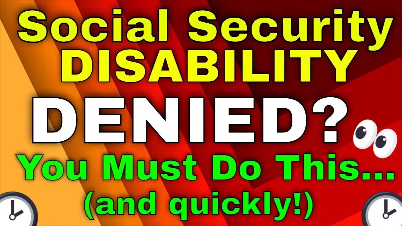 Denied for Social Security Disability? Do you appeal or start over?