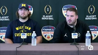 Michigan players reflect on journey to College Football Playoff