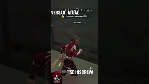A DIFERENÇA ENORME DA VERSÃO DE TESTE DO FREE FIRE, PARA A VERSÃO ATUAL.