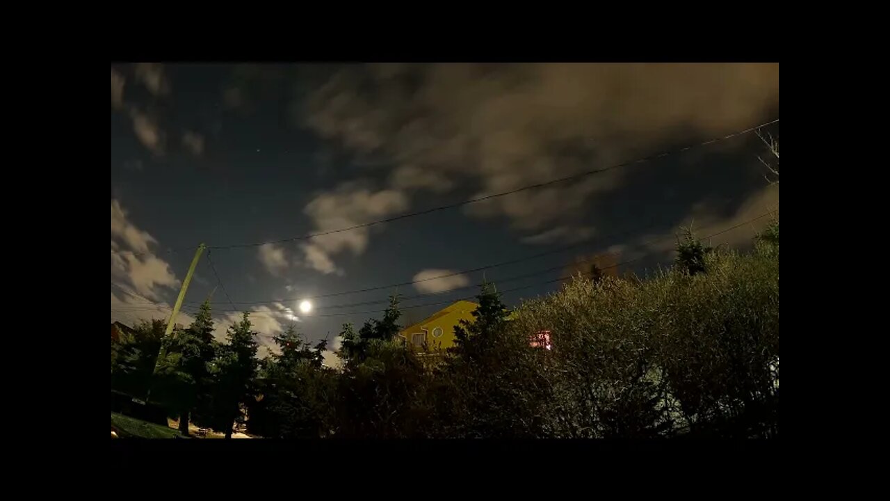 Moon Time Lapse - March 30th 2021 Early Morning