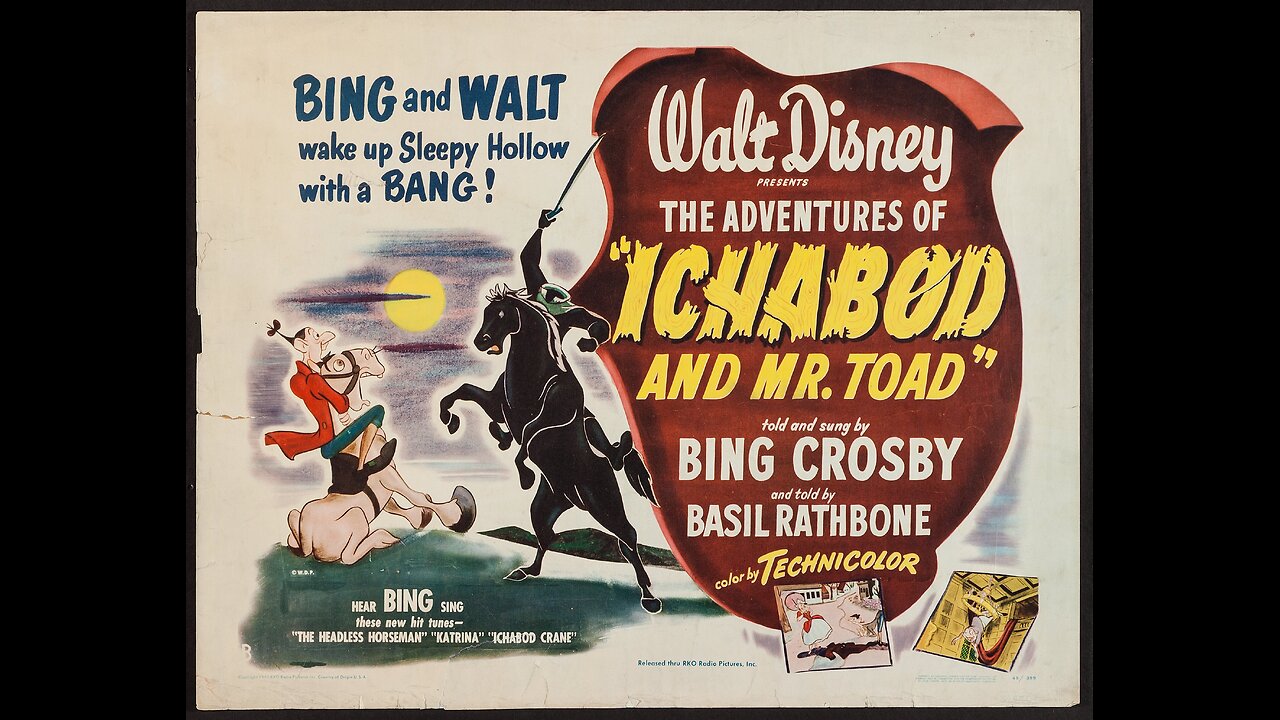 Ichabod & Mr Toad Bing Crosby Show Promos (1949)