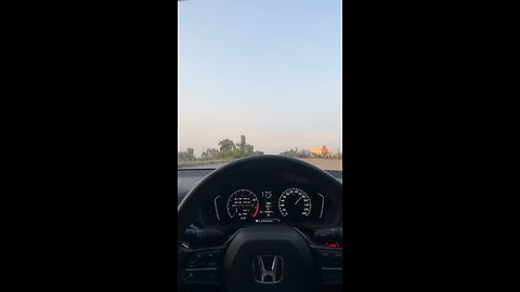 Honda Civic 2021 on Pakistan motorway