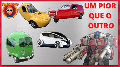 REAGINDO: OS CARROS MAIS ESTRANHOS DO MUNDO