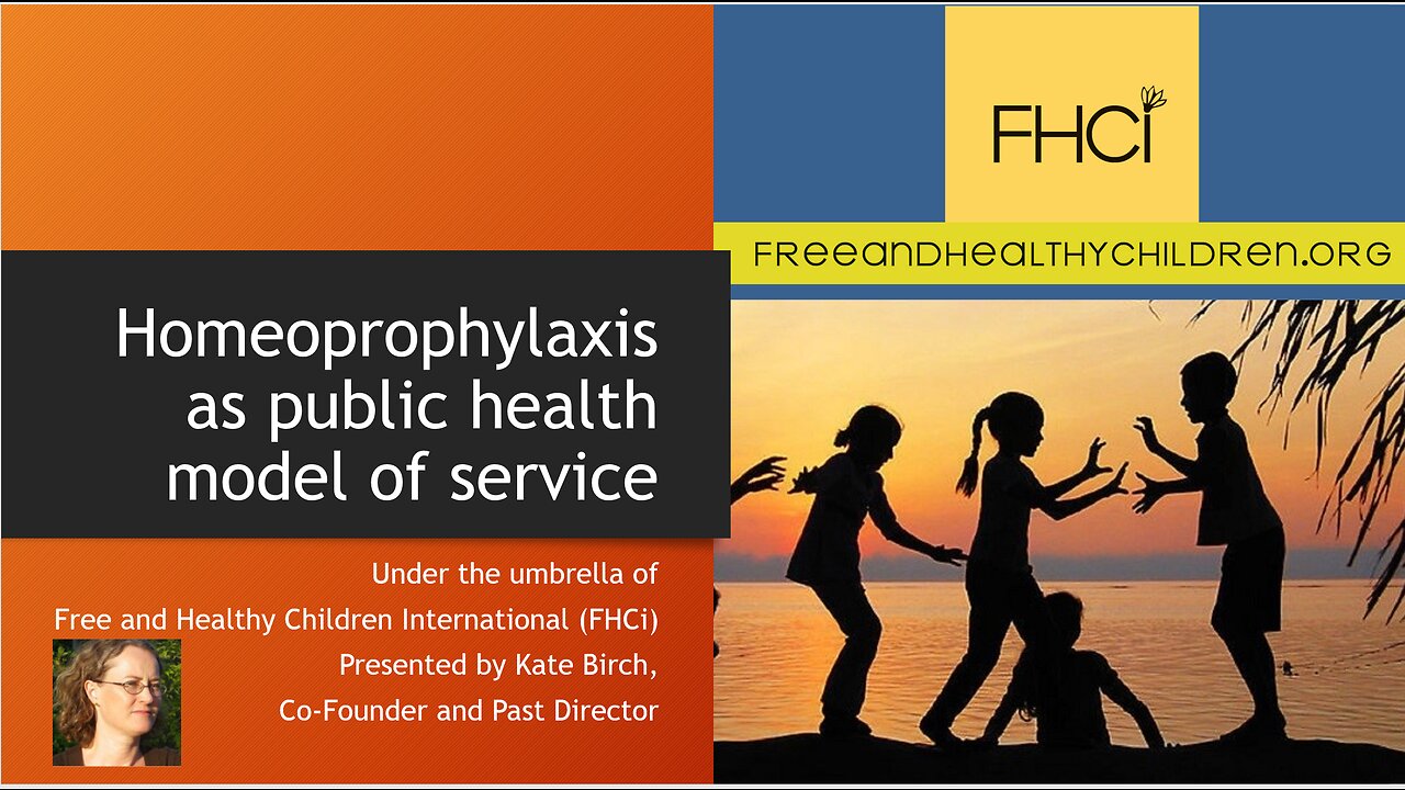 FHCi and Homeoprophylaxis as a Model of Service (18 min)