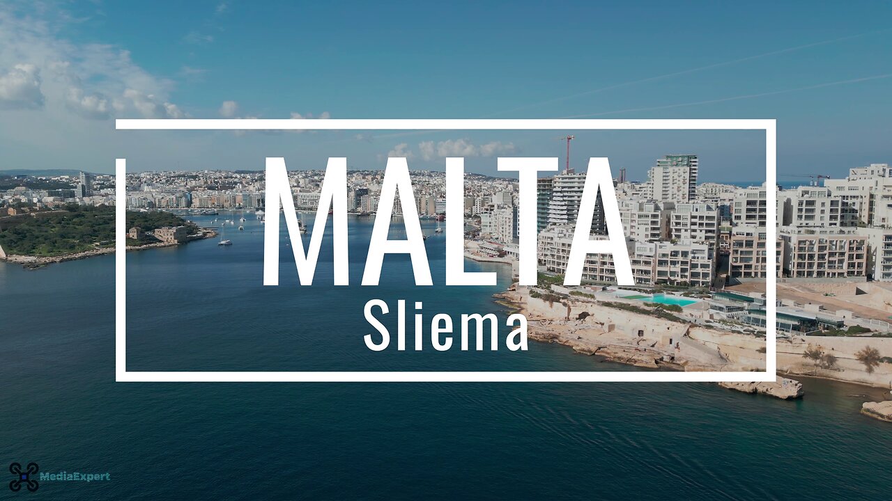 Sliema Malta 2023 Aerial view