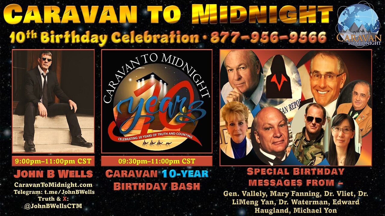 CTM 10 Year Birthday Bash! - John B Wells LIVE