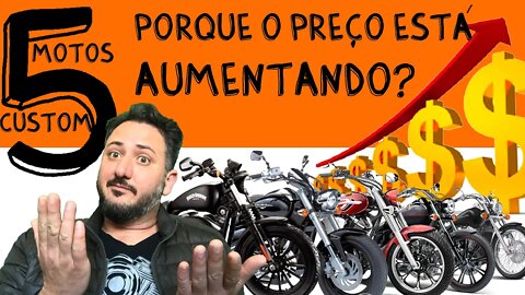 5 MOTOS CUSTOM que JÁ saíram de linha. Mas porque os preços estão AUMENTANDO?