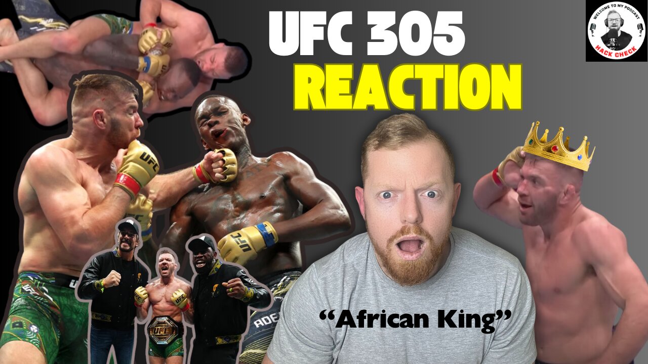 "African King" Dricus du Plessis submits Israel Adesanya | UFC 305 Reaction | I Told You!