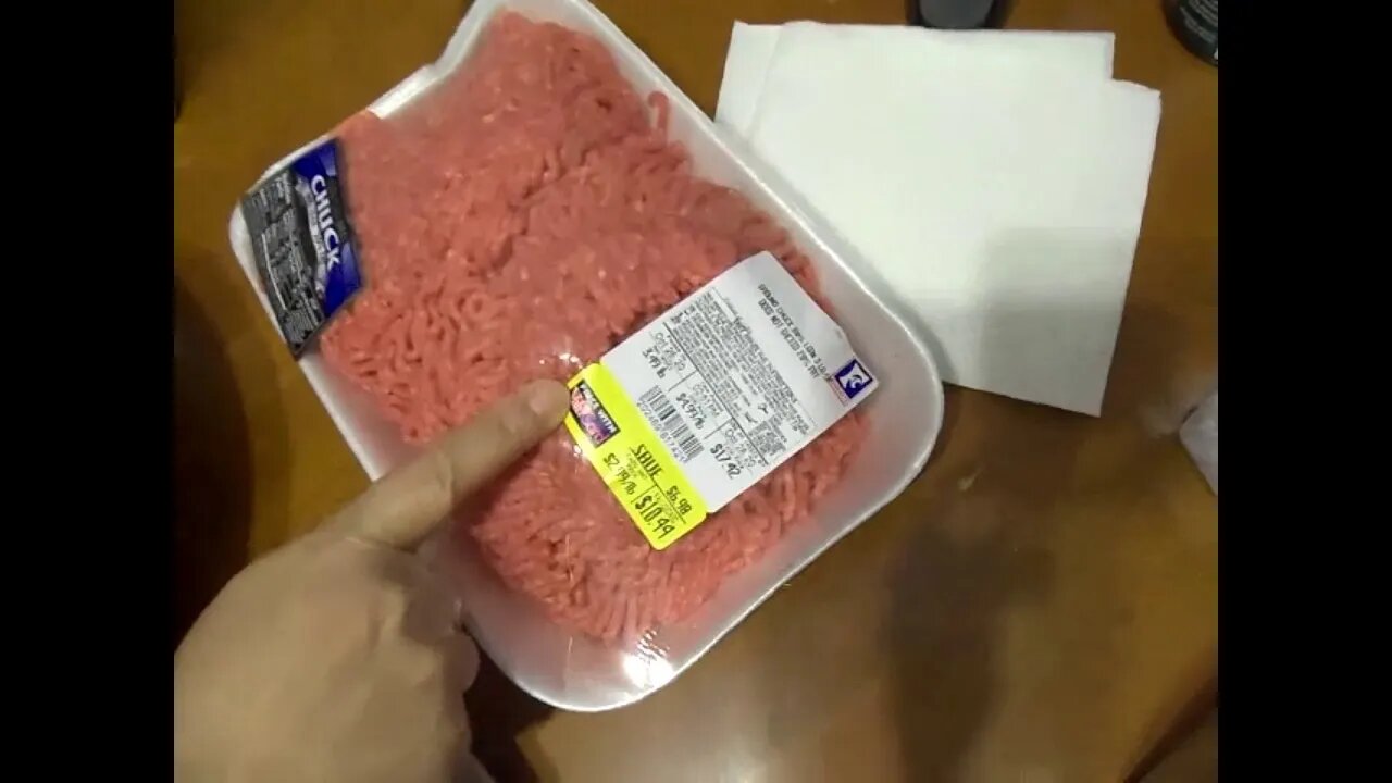 Ground Pork and ground chuck canning