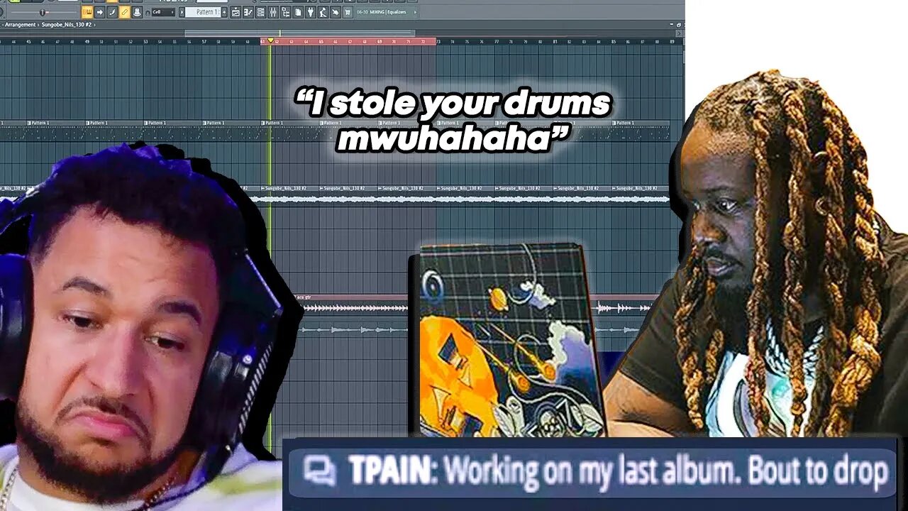 T-PAIN Joined T Minus Twitch Stream while Making a Beat 😤🔥