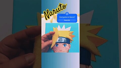 Como fazer um caderno customizado do NARUTO no meu CANAL do Youtube
