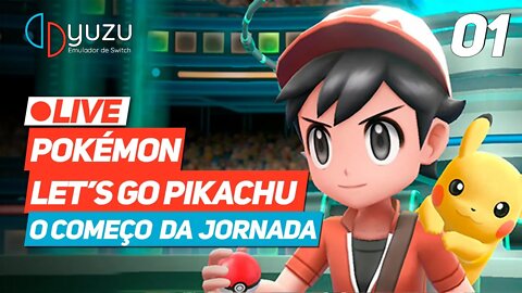 yuzu | POKÉMON LET'S GO EM PORTUGUÊS - O INÍCIO | Gameplay no PC #01