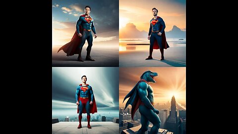 How does Superman become a dinosaur?