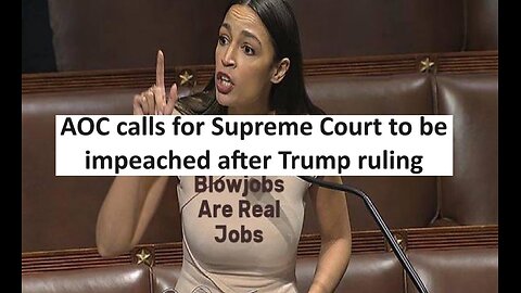 AOC on Supreme court Trump immunity ruling