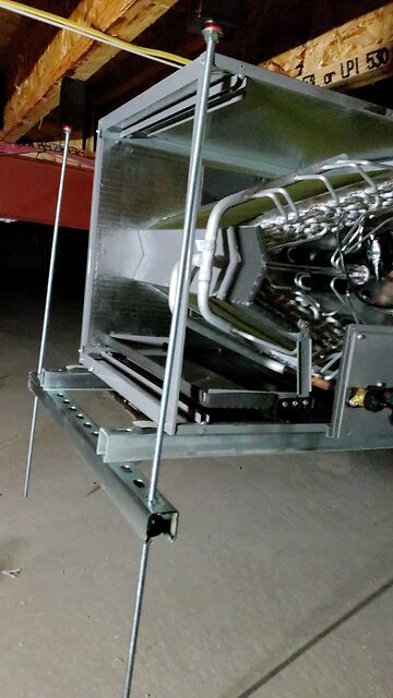 Air handler install