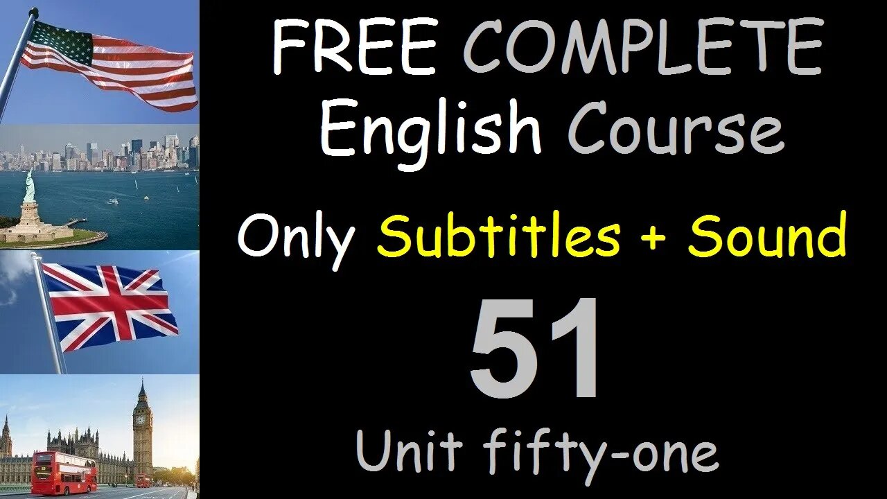 Talking about a trip abroad - Lesson 51 - FREE COMPLETE ENGLISH COURSE FOR THE WHOLE WORLD