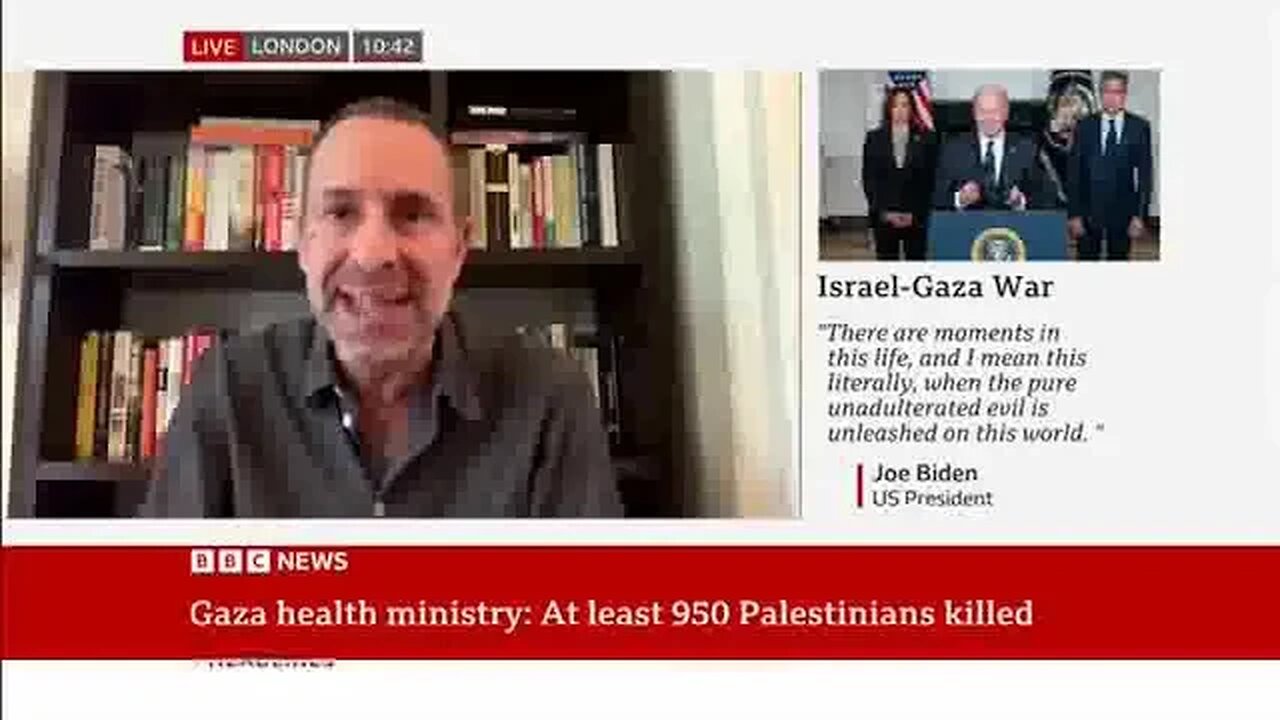 Former Israeli negotiator Daniel Levy on BBC World News after Hamas Attack (October 11th)