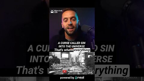 A curse called sin into the universe #jesus #bible #holyspirit #christianity #god