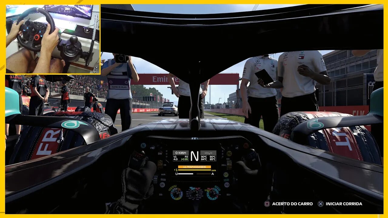 F1 2020 GAMEPLAY GRAND PRIX MERCEDES AMG LEWIS HAMILTON / LOGITECH G29