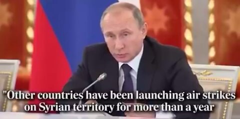 Putin 2015 tells the truth bombs no UN resolution!!
