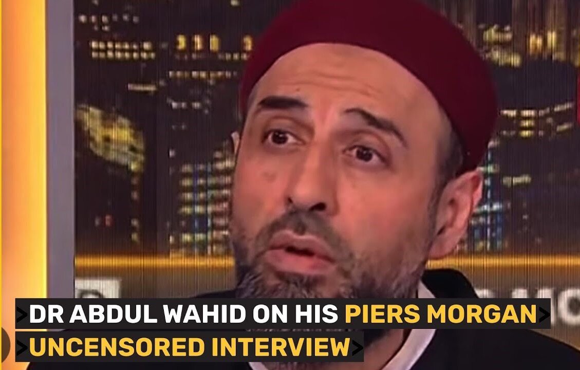 Dr Abdul Wahid on his Piers Morgan Uncensored interview