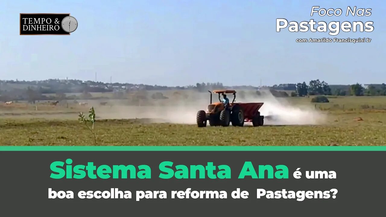 Sistema Santa Ana é uma boa escolha para reforma de Pastagens? Foco nas Pastagens tem a resposta