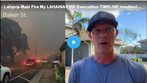 A survivor's account of the Lahaina fires