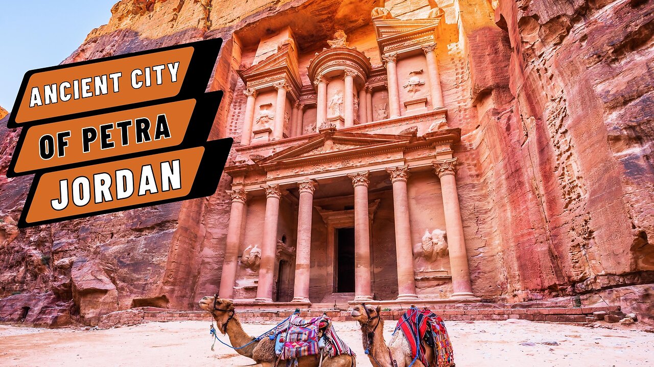 🇯🇴🏛️💫Petra Jordan 4K UHD: A Stunning Carved Rock Temple in Jordan👀