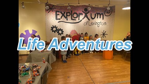 Explorium birthday party