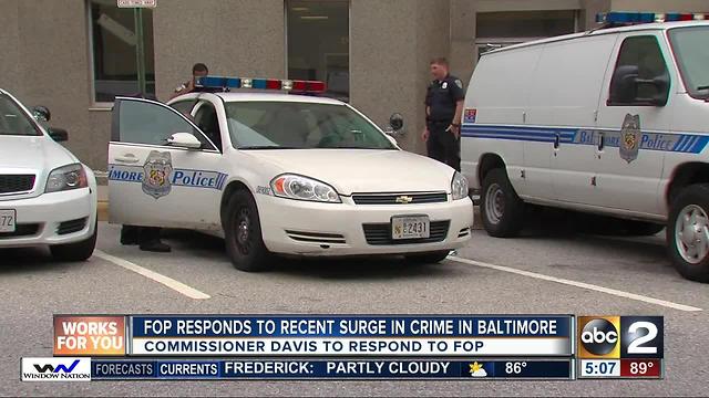 Police union says Baltimore Police Department is 'critically understaffed'