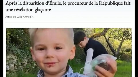 Après la disparition d’Émile, le procureur de la République fait une révélation glaçante