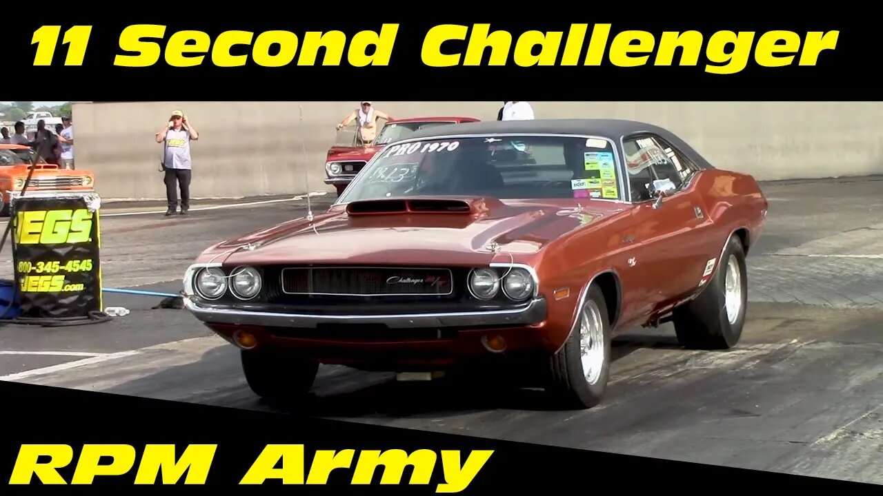 11 Second Dodge Challenger RT Drag Racing