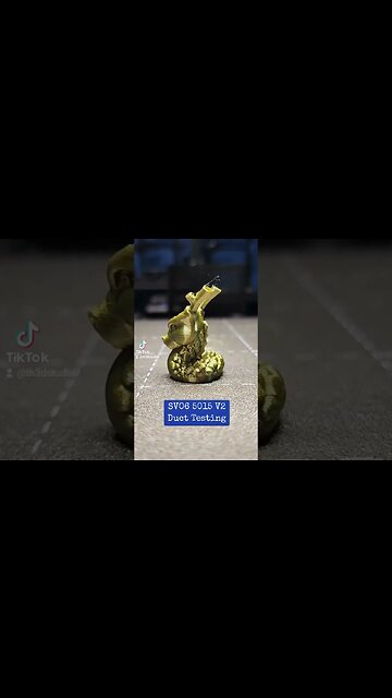 Testing out a new custom duct design for the SV06. Almost done with it! #sv06 #sv06plus